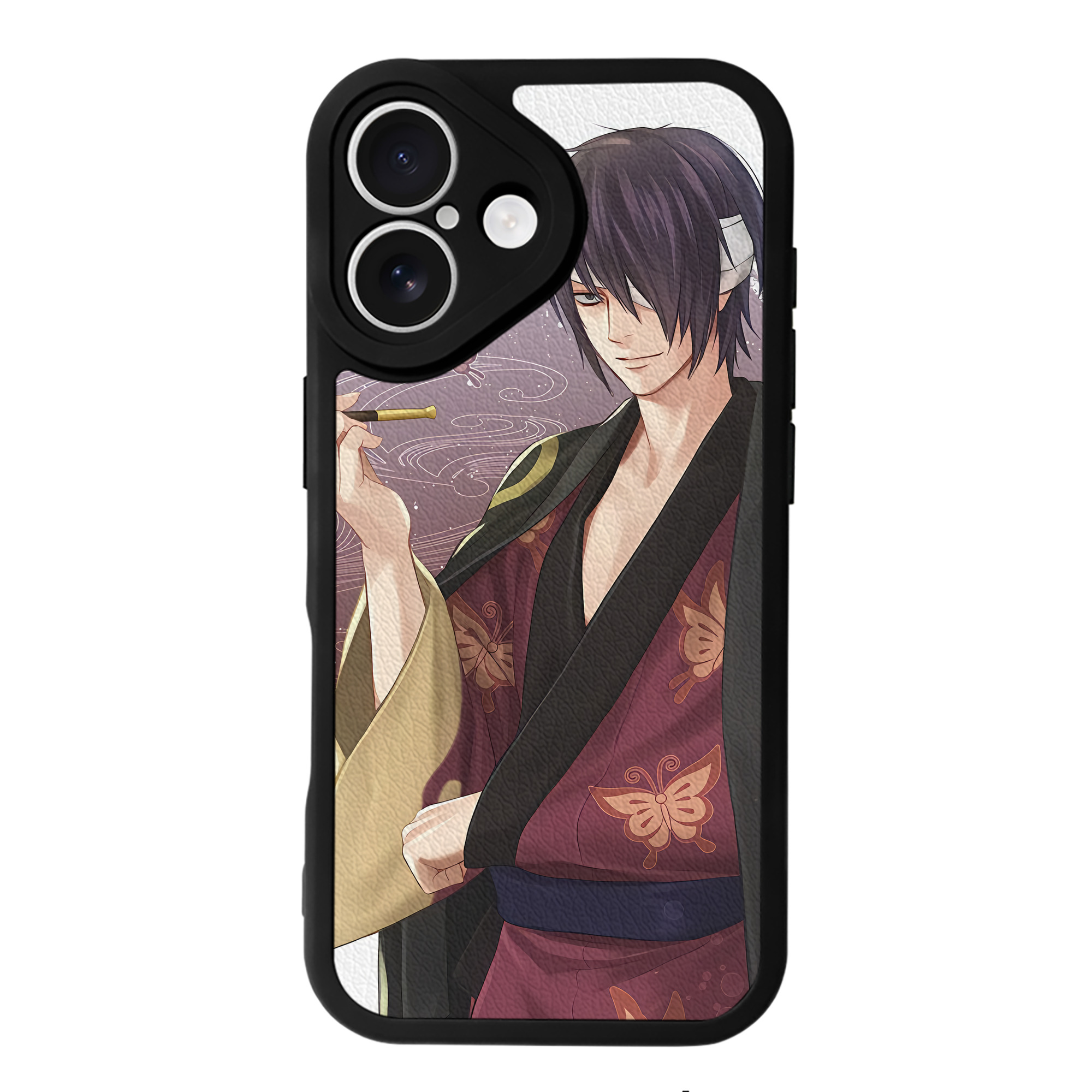 （画像用） 刀剣乱舞 Touken Ranbu 【iPhone 16シリーズ対応】シリコンスマホケース（レザー調） 材質：シリコン